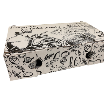 calzone 350x350 - BOX CALZONE <br> CARTONE<br> <br> - RICICLABILE - <br> cm. 33 x 17 h. 9 <br><br>N° 100 pz.