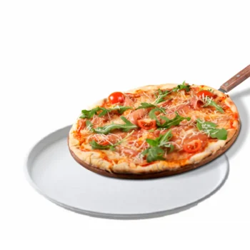 pizza polpa 2 350x350 - SELEZIONA MINIMO <br> N° 100 pz. <br><br> PIATTO PIZZA<br> POLPA DI CELLULOSA <br><br> ᴓ CM. 33